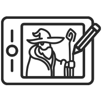 線画のアイコン
